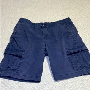 GAP Blue Cargo Shorts Relaxed Fit.  Size 33.